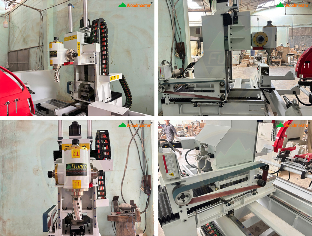 trục của máy phay tiện cnc gỗ