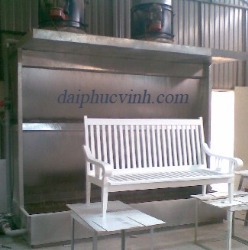 Tháp phun sơn 6m 2 màng nước