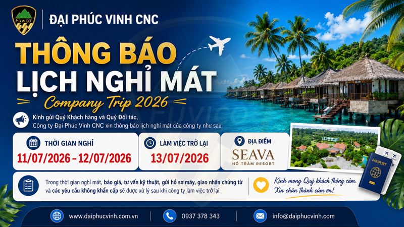 FUVICO Thông báo nghỉ mát