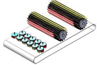 Máy Chà Nhám Chổi 4 Hàng Trục 1300mm WM-1300-P2C2: Inverter, Cảm Ứng Shilin 11574