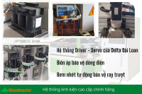 Máy Cưa Lọng Gỗ CNC 1200mm Woodmaster: Gia Công Chân Ghế Chính Xác Tự Động 15117