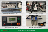 Máy Dán Cạnh Tự Động 4 Chức Năng COMPACT-GB: Lăn Keo, Ép Chỉ, Cắt & Hoàn Thiện 17158