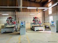 Máy CNC Trung Tâm 2.5D Full Option: Phay Router, Khoan 5 Mặt & Cưa Xoay Đa Hướng 17822