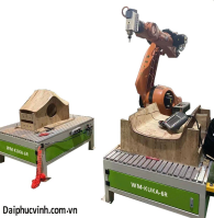 Robot KUKA 6 Trục 2 Bàn Làm Việc Kép: Giải Pháp Tự Động Hóa Gia Công Gỗ Hiệu Suất Cao 18898