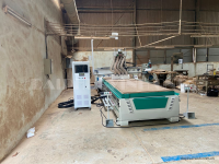 Máy CNC Router 4 Đầu 2 Bàn WoodMaster WM-R1235-4D: Tối Ưu Sản Xuất Gỗ Liên Tục 19031