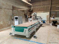 Máy CNC Router 4 Đầu 2 Bàn WoodMaster WM-R1235-4D: Tối Ưu Sản Xuất Gỗ Liên Tục 19033