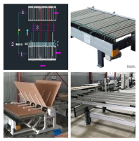 Máy Lật Mặt Ván Tự Động 4 Cánh Full Bộ - Thiết Bị Chế Biến Gỗ Hiện Đại 36318