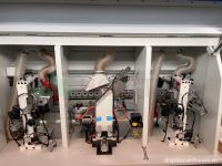 Máy Dán Cạnh Vát Nghiêng 45/90 Độ 11 Chức Năng: Giải Pháp Chính Xác Cho Gỗ 37364