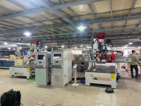 Máy Phay CNC Trung Tâm 5 Trục Woodmaster | Tích Hợp Lưỡi Cưa Xoay Đa Năng 42522