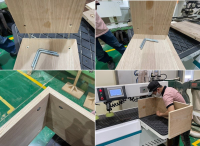 Máy Phay Khoan CNC 2 Phương 4 Trục 3000mm HT-3000-S2R4 HOLZTEK 48827