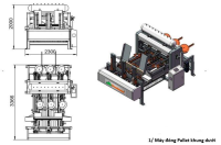 Dây Chuyền Máy Đóng Pallet Tự Động WOODMASTER - Giải Pháp Chế Biến Gỗ Hiệu Quả 51050