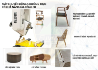 Máy Phay CNC 3D 5 Trục Tải Nặng 4 Dao - Giải Pháp Chế Biến Gỗ Chuyên Nghiệp 52129