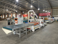 Máy Phay CNC Nesting 1 Đầu Thay Dao Tự Động - Tải Nặng Full Line Cho Chế Biến Gỗ 52154