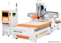 Máy CNC Nesting 1 Đầu Thay Dao HOLZTEK | Trục Lưỡi Cưa Kép | Hiệu Suất Cao 52230