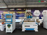 Máy Phay Khoan CNC Trung Tâm Full Option - Router Khoan 5 Mặt Cưa Xoay Chế Biến Gỗ 54498