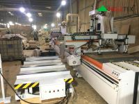 Máy CNC Nesting 1 Đầu Thay Dao HOLZTEK | Trục Lưỡi Cưa Kép | Hiệu Suất Cao 58595