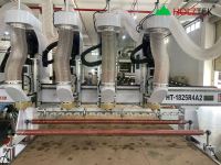 Máy phay CNC Router 4 đầu thay dao tự động bàn kép HT-1825R4A2 HOLZTEK 64714