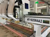 Máy phay CNC Router 4 đầu thay dao tự động bàn kép HT-1825R4A2 HOLZTEK 64716