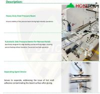 Máy dán cạnh cao tốc băng tải dây belt full chức năng PRO-900HBP Holztek (2 Nồi keo,PUR 2 màu + EVA TOP) 64849