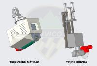 Máy gia công trung tâm CNC trục bào cưa phiên bản trục lưỡi cưa xoay đa hướng WM-2513PS Woodmaster 64888