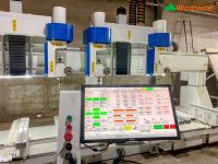 Máy phay CNC 3D 5 trục 4 đầu làm việc đồng thời 2 bàn kép PRO-MASTER-T4X4 Woodmaster mới nhất 2025 64963