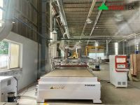 Máy phay cnc router 2 đầu thay dao 2 bàn kép mẫu mới 2025 HT-1830x2R2ATC HOLZTEK 65012