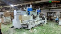 Máy phay cnc 3D 5 trục 2 đầu làm việc đồng thời 2 bàn kép PRO-MASTER-T4x2 Woodmaster mới nhất 2025 65062