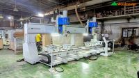Máy phay cnc 3D 5 trục 2 đầu làm việc đồng thời 2 bàn kép PRO-MASTER-T4x2 Woodmaster mới nhất 2025 65064