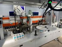 Máy dán cạnh tự động cao tốc 2 nồi keo pur option đè phôi dạng dây belt PRO-980MHB Holztek 65103