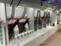 Máy dán cạnh tự động cao tốc 2 nồi keo pur option đè phôi dạng dây belt PRO-980MHB Holztek 65104