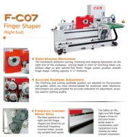 Dây chuyền ghép finger tải nặng cao tốc (Inverter) CKM Đài Loan 65141