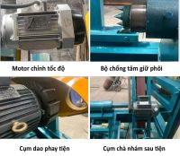 Máy Phay Tiện Tròn Và Chà Nhám Cột Nhà WM-D600LT6.5 Woodmaster - Thiết Bị Chế Biến Gỗ Chuyên Nghiệp 65179