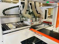 Máy khoan cnc 6 mặt chùm kép HT-6SD-M2H Holztek chùm khoan trên x2, đầu khoan lớn 65286