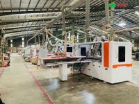 Máy khoan cnc 6 mặt chùm kép HT-6SD-M2H Holztek chùm khoan trên x2, đầu khoan lớn 65289