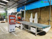 Máy CNC Nesting 1 Đầu Thay Dao HOLZTEK | Trục Lưỡi Cưa Kép | Hiệu Suất Cao 65340