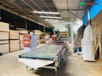 Máy CNC Nesting 1 Đầu Thay Dao HOLZTEK | Trục Lưỡi Cưa Kép | Hiệu Suất Cao 65341