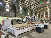 Máy phay CNC Router 4 đầu thay dao 2 bàn kép HT-1830x2R4ATC HOLZTEK 65446