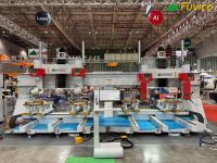 Máy phay CNC 3D 5 trục 4 đầu làm việc đồng thời 2 bàn kép PRO-MASTER-T4X4 Woodmaster mới nhất 2025 65674