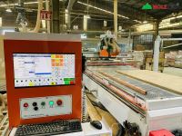Máy phay cnc router 3 trục 2 bàn lớn gồm Router - Cưa xoay - khoan 5 mặt HT-1830X2RBS HOLZTEK 65754