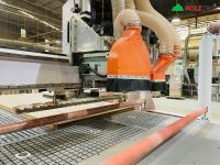 Máy phay cnc router 3 trục 2 bàn lớn gồm Router - Cưa xoay - khoan 5 mặt HT-1830X2RBS HOLZTEK 65756