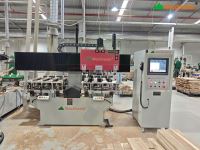 Máy Làm Mộng Âm CNC 4 Đầu Trục 1500mm - Thiết Bị Chế Biến Gỗ Chính Xác Cao 65809