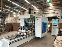 MÁY PHAY CNC 4 TRỤC 16 DAO KẸP LẬT 180 ĐỘ (6 kẹp xoay bàn 5 mét) Woodmaster 65862