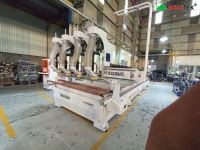 Máy phay CNC Router 4 đầu thay dao 2 bàn kép HT-1830x2R4ATC HOLZTEK 65878