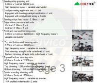 Máy Dán Cạnh Acrylic Tự Động HOLZTEK Không Đường Chỉ Noline 65886