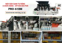 Máy dán cạnh tự động Option keo PUR 6 chức năng PRO-610M Holztek 65998