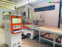Máy Phay CNC Nesting 1 Đầu Thay Dao Tự Động - Tải Nặng Full Line Cho Chế Biến Gỗ 66342