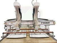 Máy phay cnc router 2 đầu thay dao 2 bàn kép mẫu mới 2025 HT-1830x2R2ATC HOLZTEK 66361