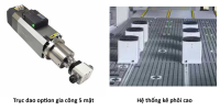 Máy Phay CNC Router 4 Axis Holztek - Thay Dao Tự Động 2 Bàn Làm Việc 66451