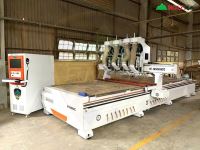 MÁY PHAY CNC NESTING 4 ĐẦU THAY DAO TỰ ĐỘNG BÀN LỚN HT-1850R4ATC HOLZTEK 66458