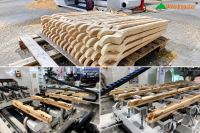 MÁY PHAY CNC 4 TRỤC 16 DAO KẸP LẬT 180 ĐỘ (6 kẹp xoay bàn 5 mét) Woodmaster 66518